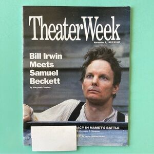 Bill Irwin On Beckett Off Broadway Theater Week Magazine November 9 1992 Label